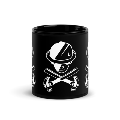 LADDER LIFE Black Glossy Mug
