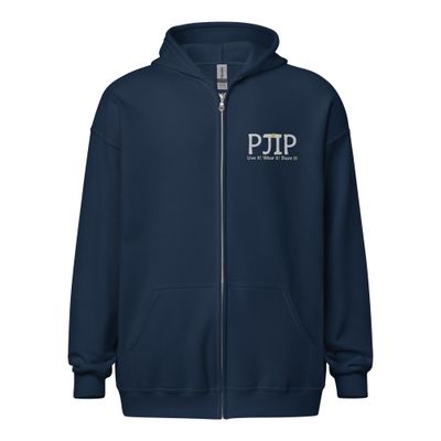 PJIP Unisex Logo LWS Zip Hoodie