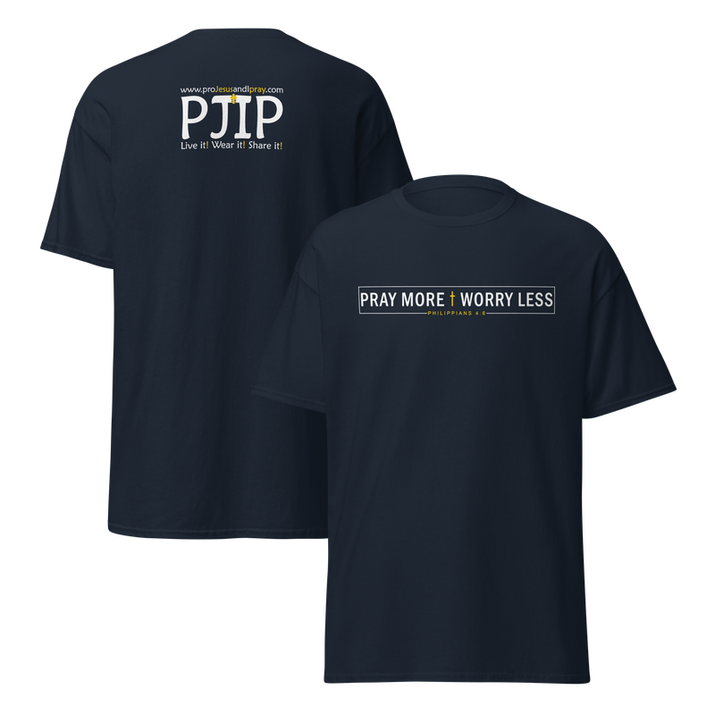 PJIP Pray more worry less T-shirt