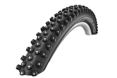 Pneu Schwalbe Ice Spiker Pro 27.5 x 2.25 - tringles rigides - 378 crampons metaliques