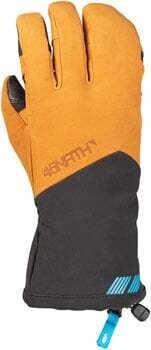 Gants isoles 45 Nrth Sturmfist 4 doigts - Cuir brun clair et noir - 