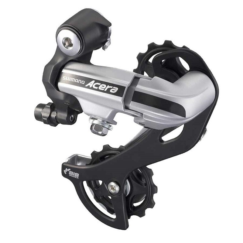 Der. arr. Shimano Acera Noir RD-M360 7/8vit - Argent