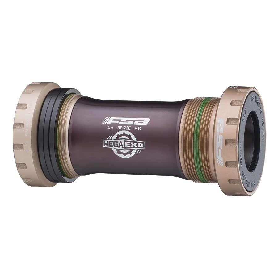 Boit. pedalier FSA MegaExo 24mm en acier inoxydable pour cadre 68 / 73 mm - BSA