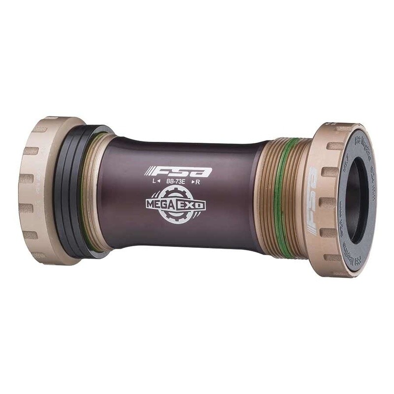 Boit. pedalier FSA MegaExo 24mm en acier inoxydable pour cadre 68 / 73 mm - BSA