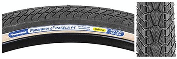 Pneu Panaracer Pasela PT 27x1 1/8 ( Tringles rigides ) - Flancs beige Pneu Panaracer Pasela PT 27x1 1/8 ( Tringles rigides ) - Flancs beige