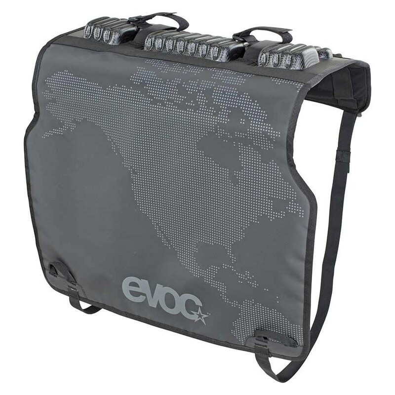 Coussin Evoc Tailgate pad Duo pour hayon de camionnette - supporte 2 vélos - Noir