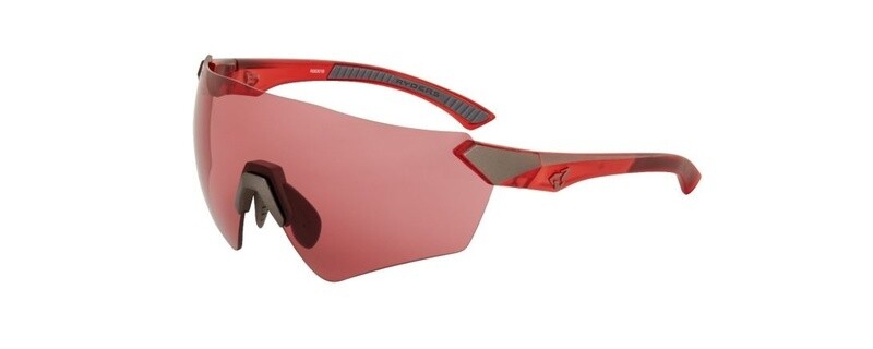 Lunettes Ryders Main AntiBuée - Rouge mat / gris metallique ( lentilles rose / reflet rouge )