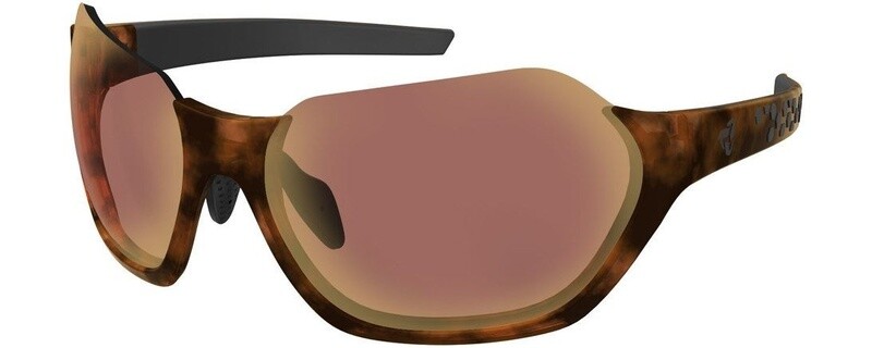 Lunettes Ryders Flyp demi Fyre - Brun & rose ( lentilles antifog brun / or )