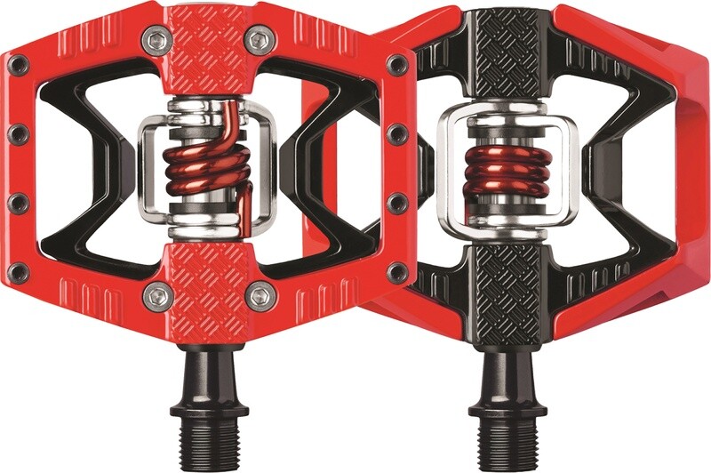 Pedales Crank Brothers Double shot 3 - Noir et rouge