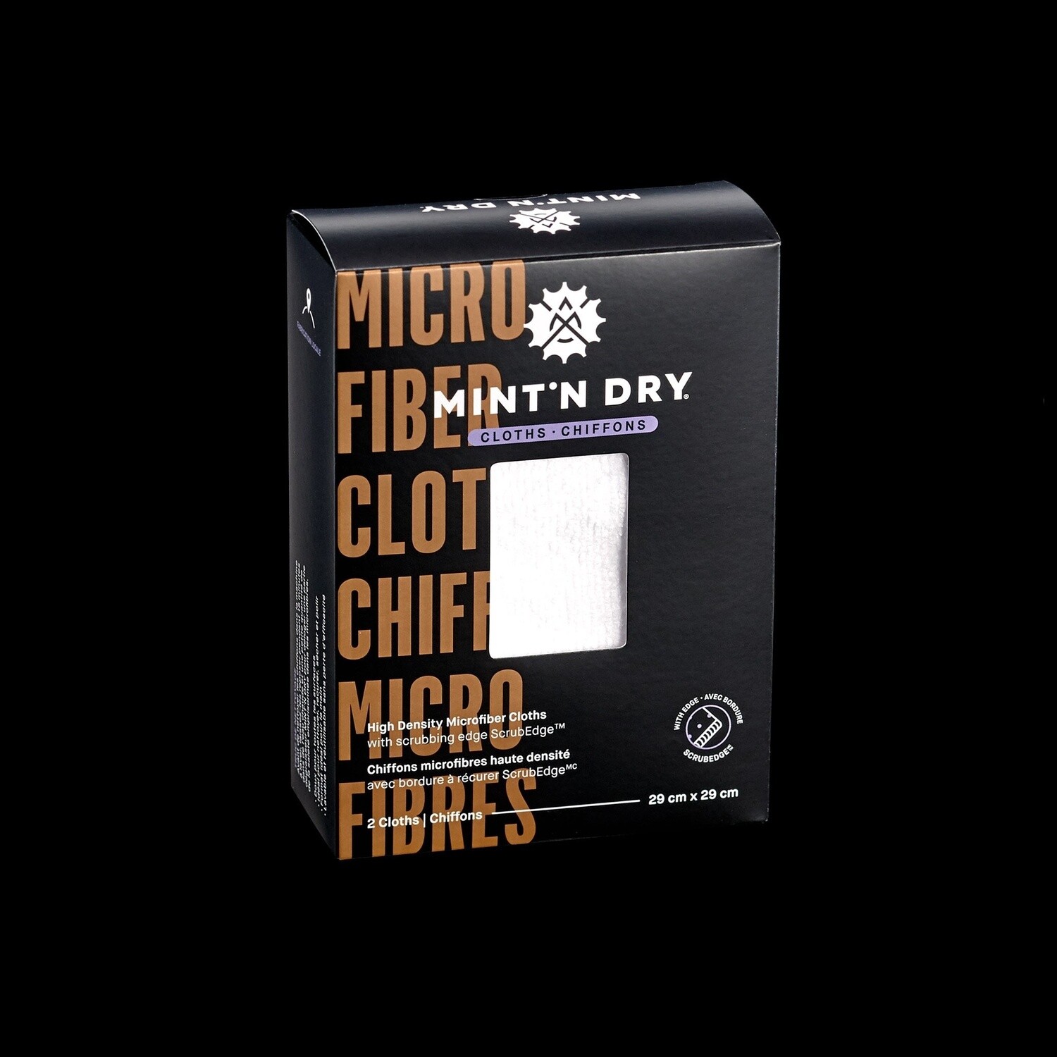 Microfibre avec scrubedge Mint'n Dry