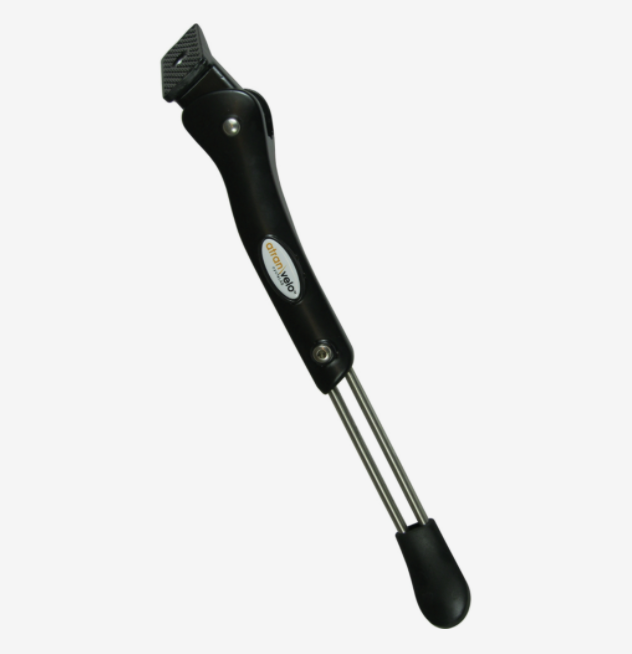 Bequille centrale Astran Stylo pour roues 24 a 28 po - Noir