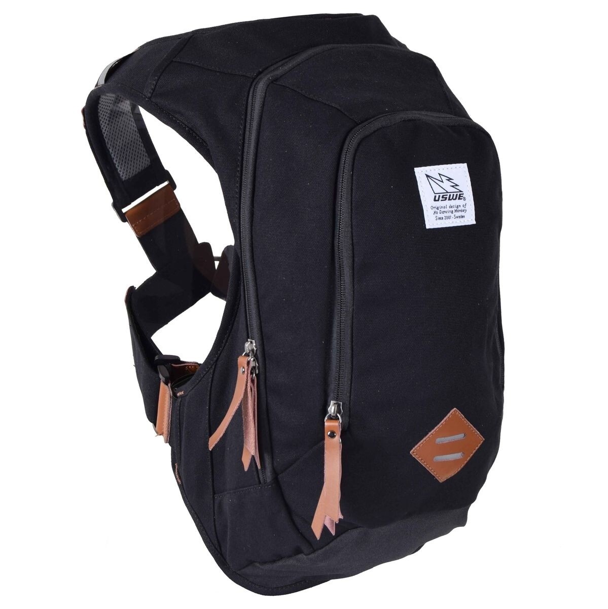 Sac d'hydratation USWE Scrambler 16 canvas Retro - Noir