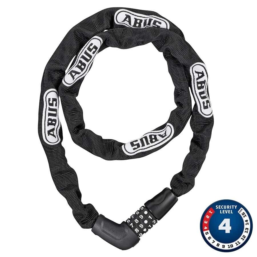 Chaine / cadenas Abus Steel-O-Chain 5805C ( Combinaison ) 5mm x 110cm - Noir
