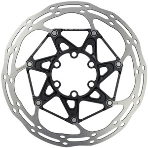 Rotor SRAM Centerline 2 Pieces rebord arrondi 6 boulons 160mm - vis titanium