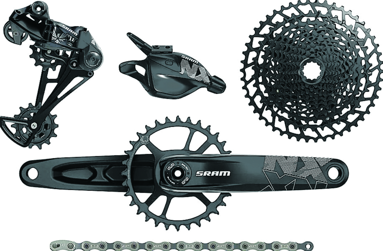Groupe de transmission 12vit SRAM NX Eagle avec pedalier DUB MTB / manivelles 175mm - cassette 11-50 Groupe de transmission 12vit SRAM NX Eagle avec pedalier DUB MTB / manivelles 175mm - cassette 11-50