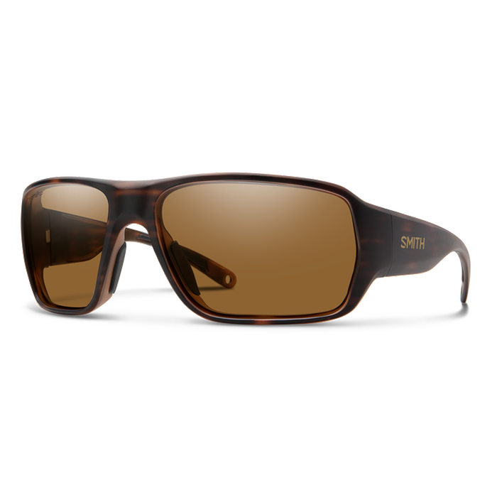 Lunettes Smith Castaway Tortue Mat, lentilles ChromaPop verre polarise brun