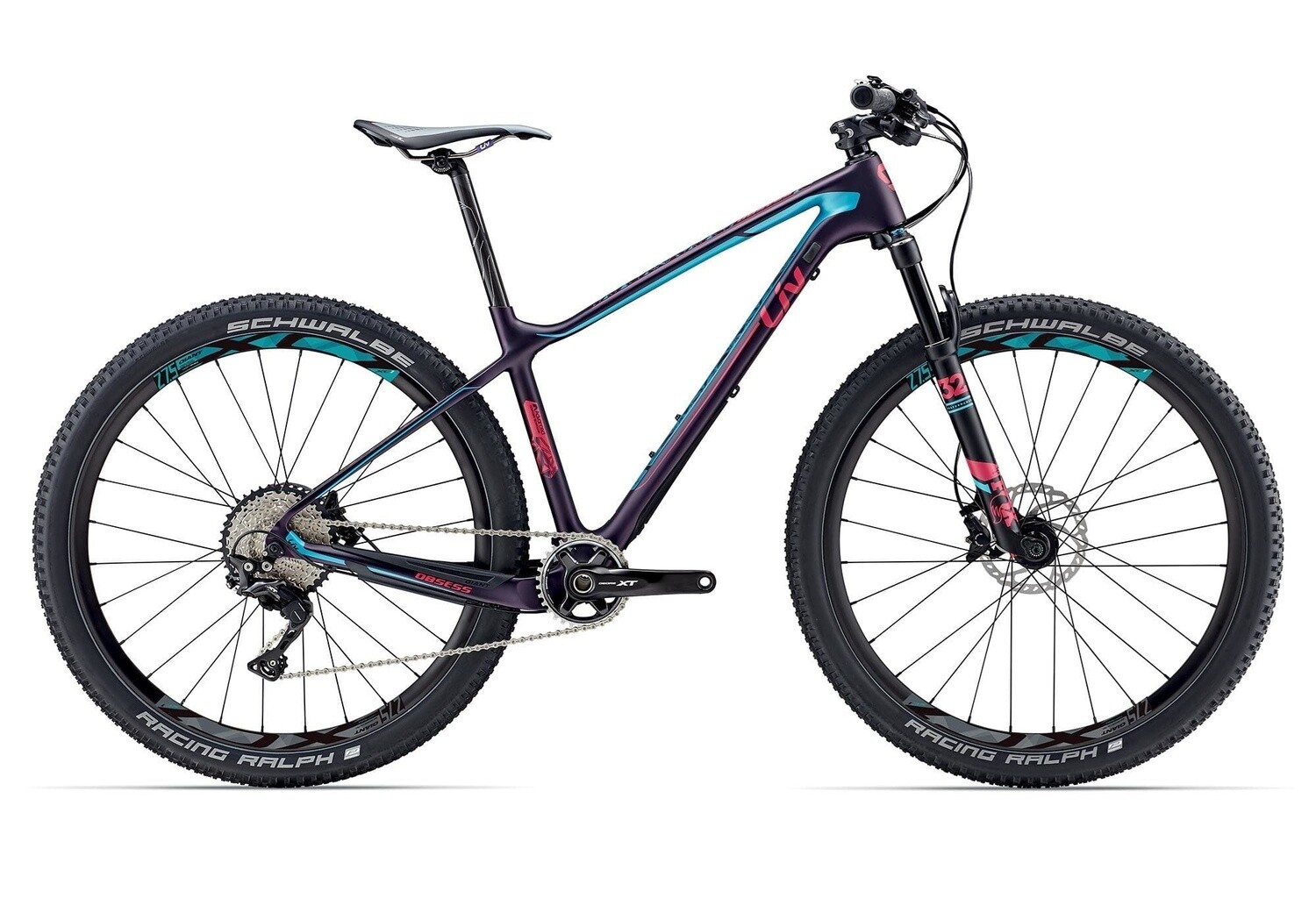 2017 Liv Obsess Advanced 1, cadre seulement 27.5po - Medium