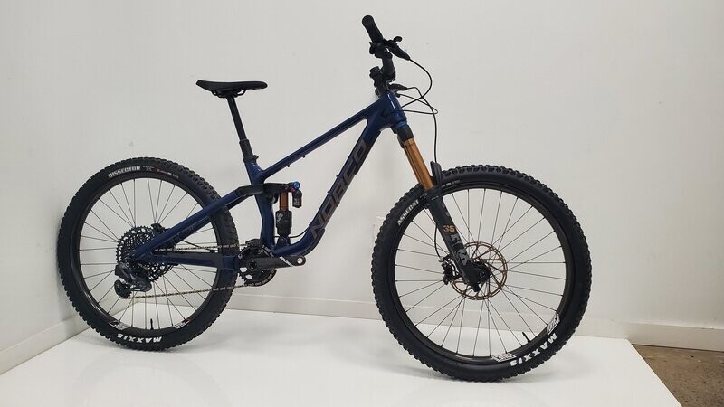 2021 Norco Sight Carbon 27 - montage maison ( XO1 AXS / Fox factory / WeAreOne ) - Small ( roues 27.5 ) - Bleu et Cuivre