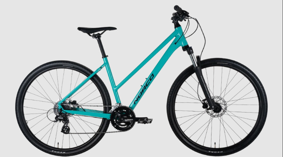 2023 Norco XFR 2 ( step-thru ) -, Color: Bleu et noir -, Size: Xsmall