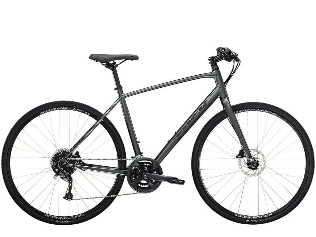 2023 Trek FX 2 disc  -, Color: Gris ( Satin Lithium Grey ) -, Size: Xsmall