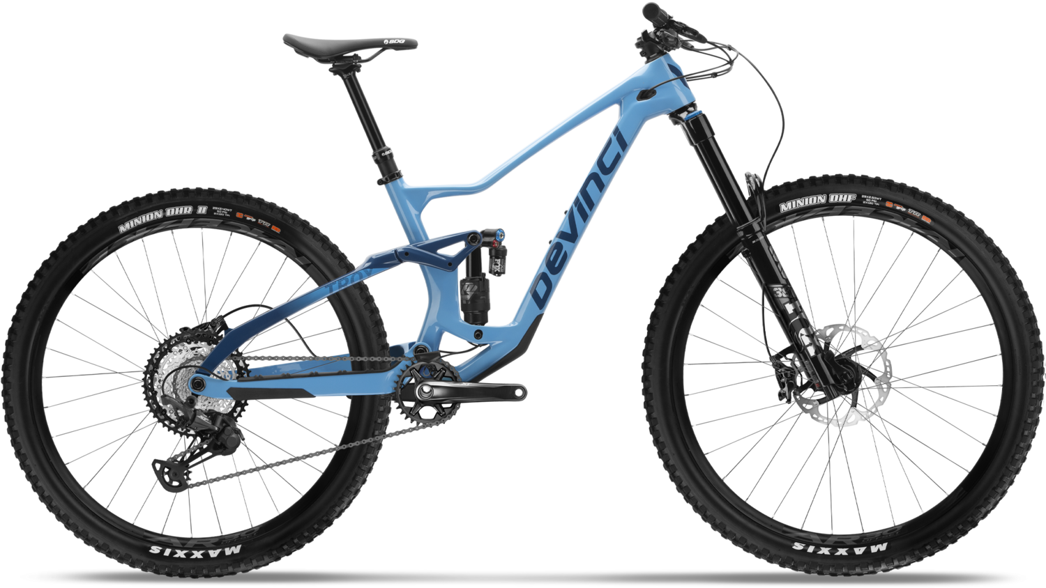 2022-2023 Devinci Troy Carbon XT ltd -, Color: Bleu ( Cavalry blue ) -, Size: Large