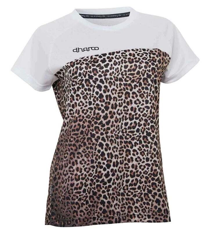 Chandail Dharco manches courtes pour femme - , Taille: Xsmall -, Couleur: Leopard