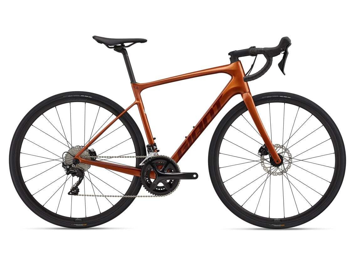 2023 Giant Defy Advanced 2 -, Taille: Large -, Couleur: Orange (Amber Glow)