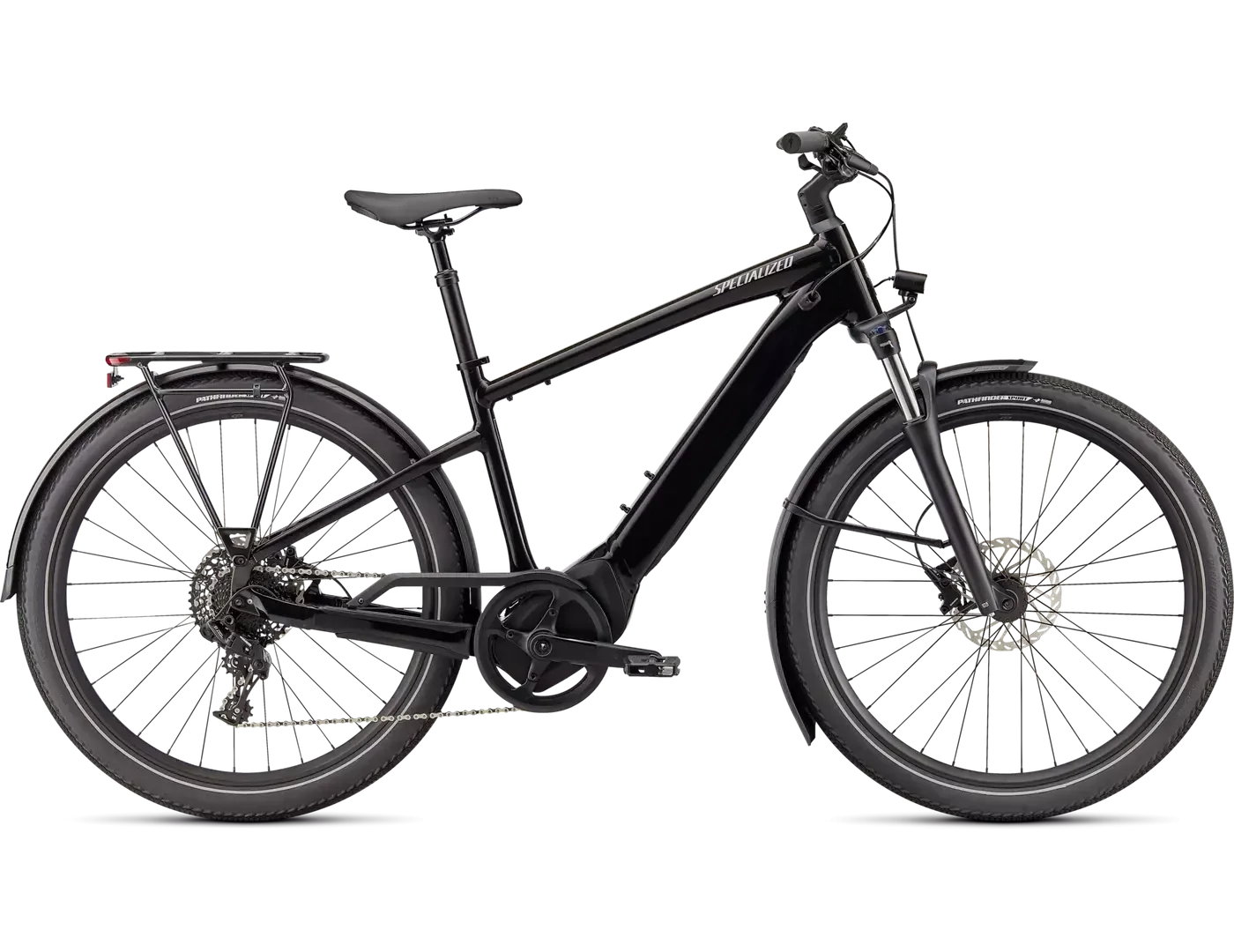 2022-2024 Specialized Turbo Vado 4.0, Taille: Small -, Couleur: Noir (Cast Black/Silver Reflective)