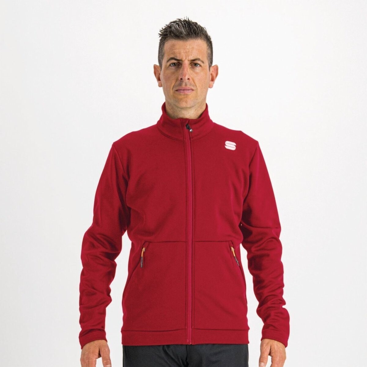 Manteau Sportful Engadin -, Couleur: Rouge (Red Rumba), Taille: Medium -