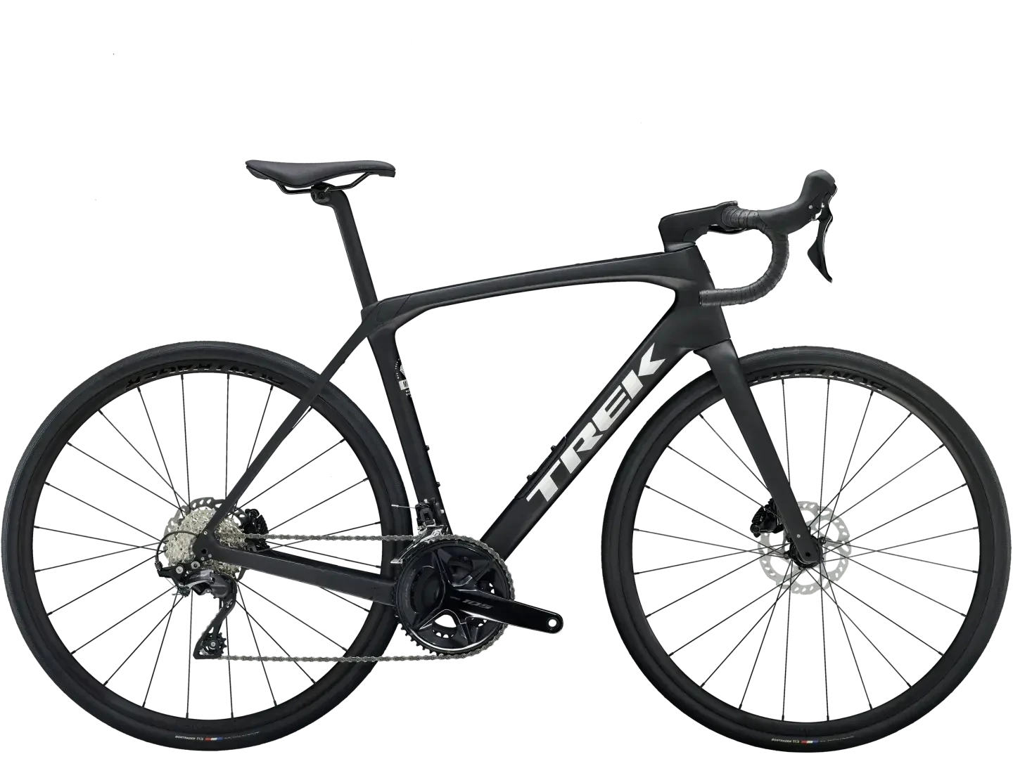 2024 Trek Domane SL 5 Gen 4 -, Couleur: Noir mat (Matte Deep Smoke), Taille: 52cm -