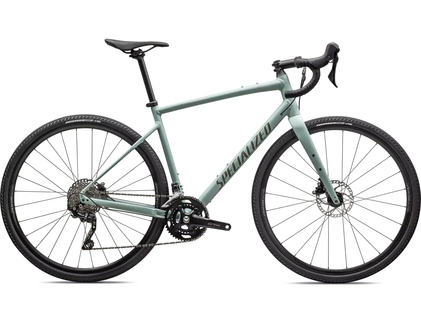 2024 Specialized Diverge Elite E5, Couleur: Vert (Satin White Sage/Taupe), Taille: 54cm -