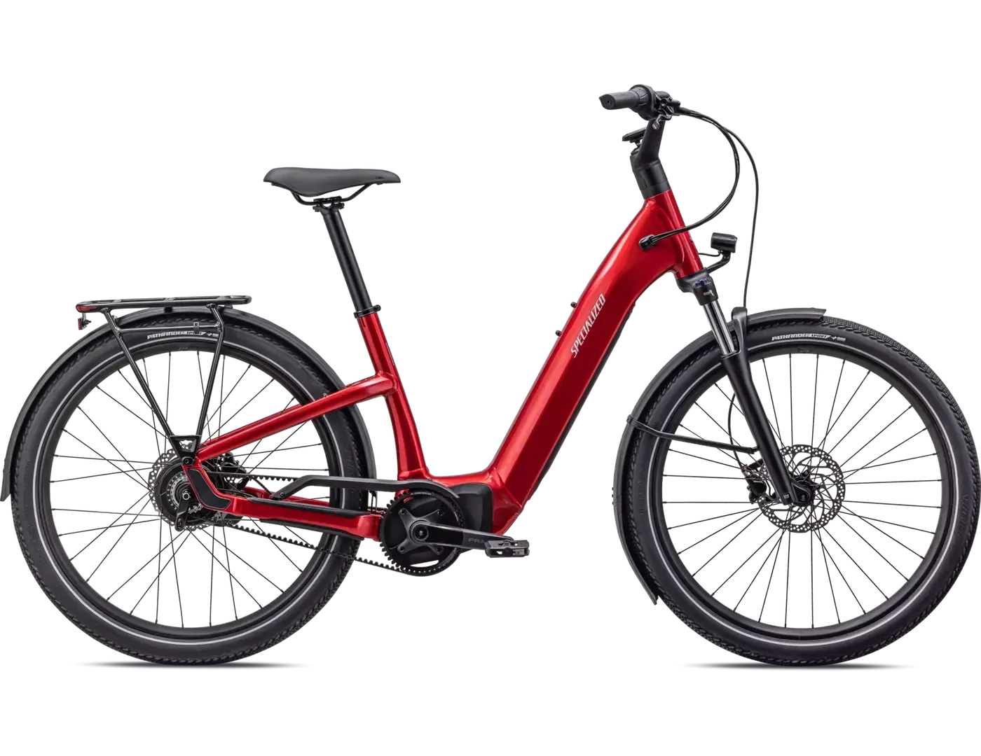 2022-2024 Specialized Como 3.0 IGH, Taille: Small -, Couleur: Rouge (Red Tint/Silver Reflecvtive)