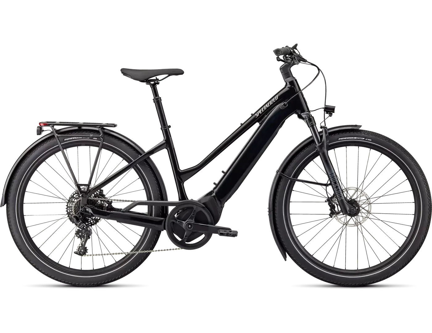 2022-2024 Specialized Turbo Vado 5.0 ST, Taille: Small -, Couleur: Noir (Cast Black/Silver Reflective)