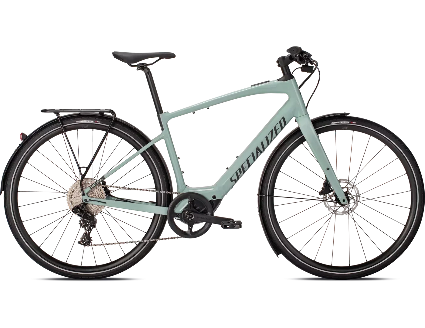 2023-2024 Specialized Turbo Vado SL 4.0 EQ 2023-2024 Specialized Turbo Vado SL 4.0 EQ, Taille: Small -, Couleur: Vert (White Sage/Black Reflective)