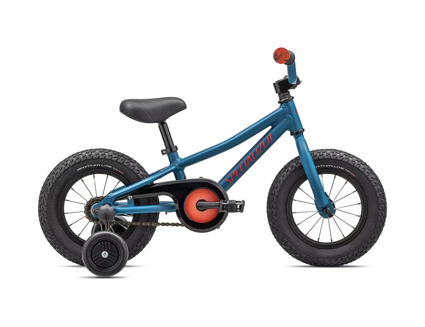 2023-2024 Specialized Riprock Coaster 12, Color: Bleu (Satin Mystic Blue/Fiery Red)