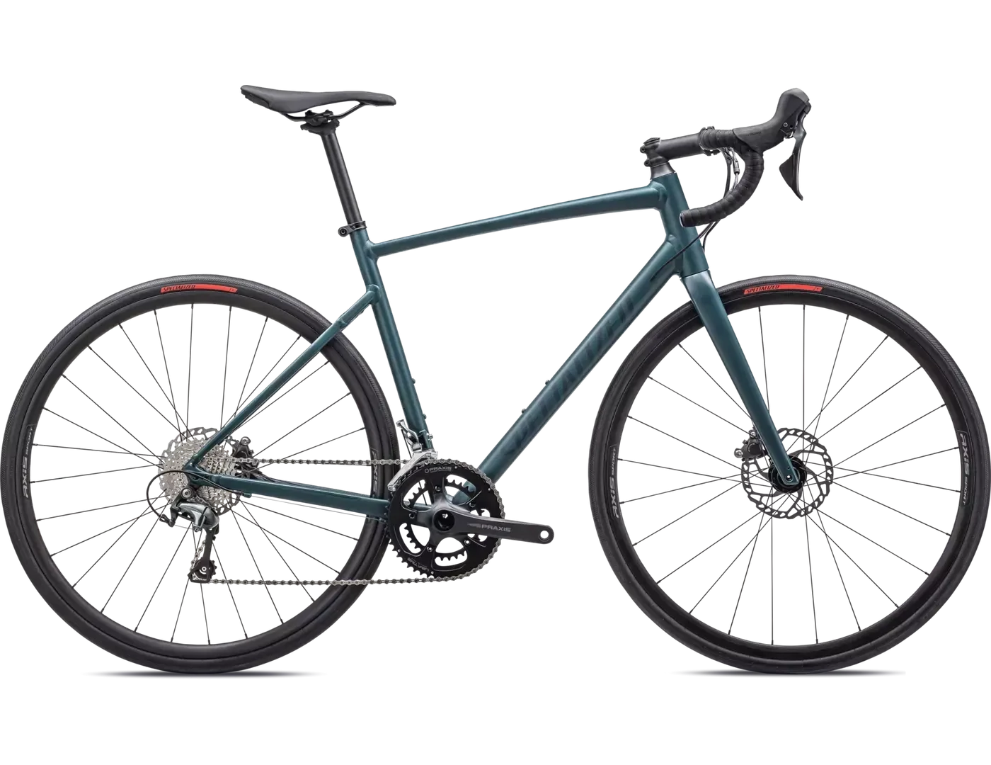 2024 Specialized Allez Sport, Taille: 56cm -, Couleur: Vert (Satin Tropical Teal/Teal Tint/Arctic Blue)