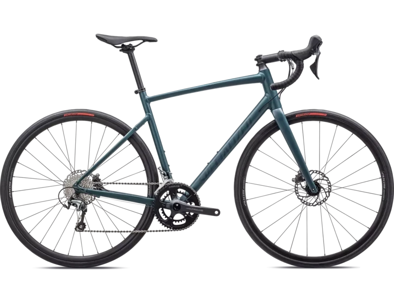 2024 Specialized Allez Sport, Taille: 56cm -, Couleur: Vert (Satin Tropical Teal/Teal Tint/Arctic Blue)