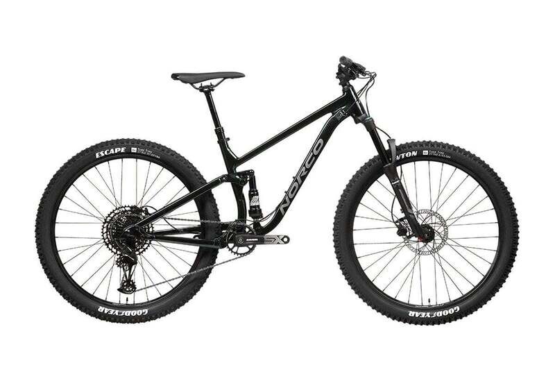 2023-2024 Norco Fluid FS Jeune -  Noir/Chrome - Xsmall ( 27.5" )