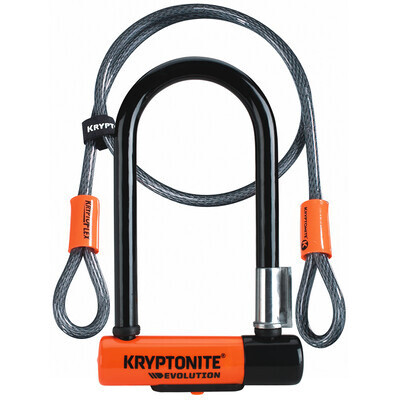 Cadenas Kryptonite Evolution Mini-7 avec cable 4''