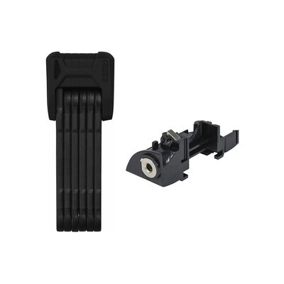 Ensemble cadenas pliable et serrure a batterie Abus Bordo 6405/BOS RT2 85cm 5.5mm noir