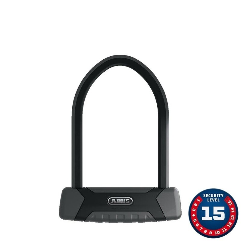 Cadenas en U Abus Granit XPlus 540 - 230 x 108mm - Fixation SHB - Noir