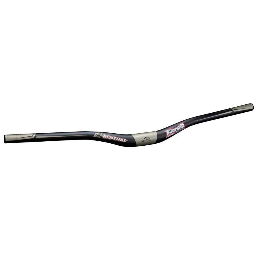 Guidon carbone Renthal FatBar Lite 35 - 760mm x 20mm rise - Collet 35mm - Noir et or Guidon carbone Renthal FatBar Lite 35 - 760mm x 20mm rise - Collet 35mm - Noir et or