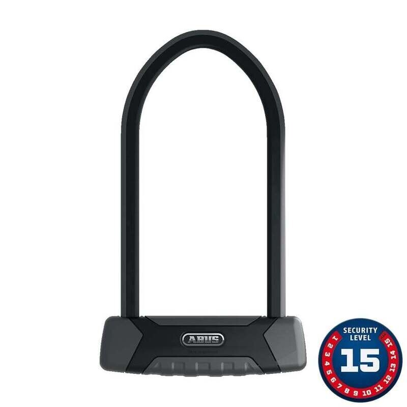 Cadenas en U Abus Granit XPlus 540 - 300 x 108mm - Fixation SHB - Noir