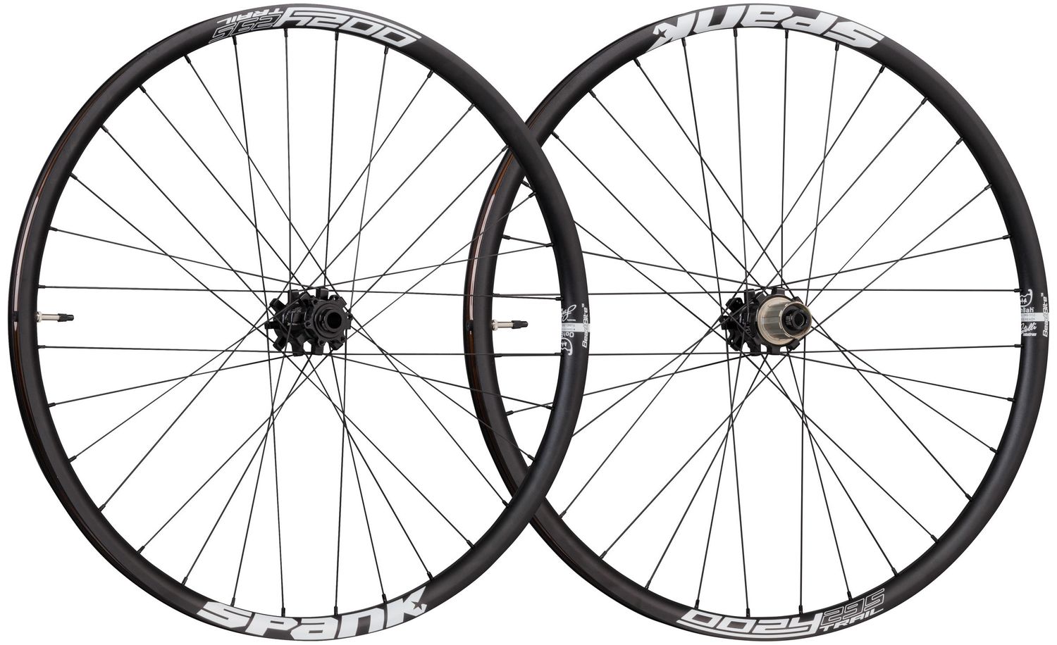 Ens de roues 29 Spank oozy trail 15x100mm / 12x142mm - Noir