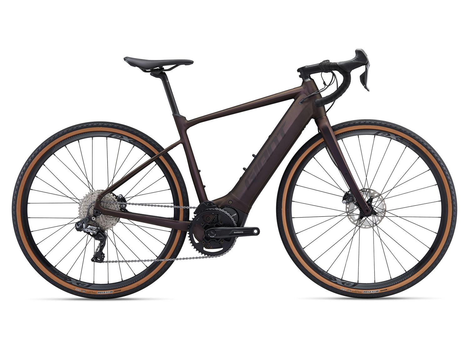 2021/ 2022 Giant Revolt E+ Pro  - Rouge vin ( Rosewood ), Size: Xlarge