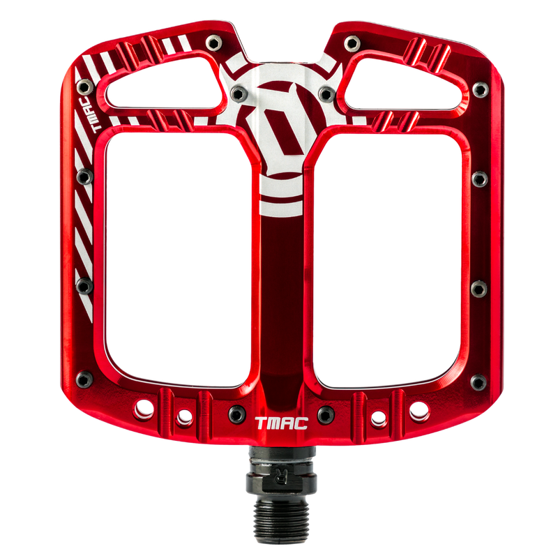 Deity TMAC Platform Pedals - 110mm x 105mm, Color: Rouge