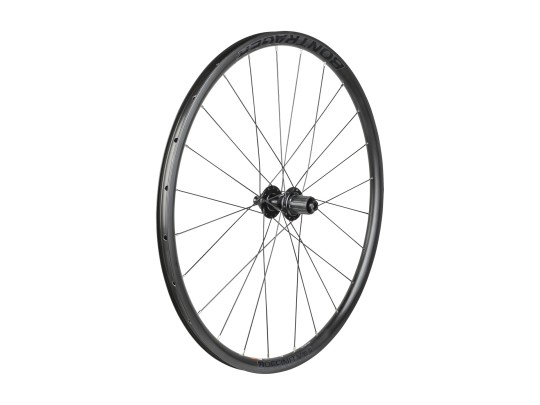 Roue arr., Bontrager Affinity TLR, disque CL, 700c 24 trous, Shimano HG 9/10/11 vit. - Noir