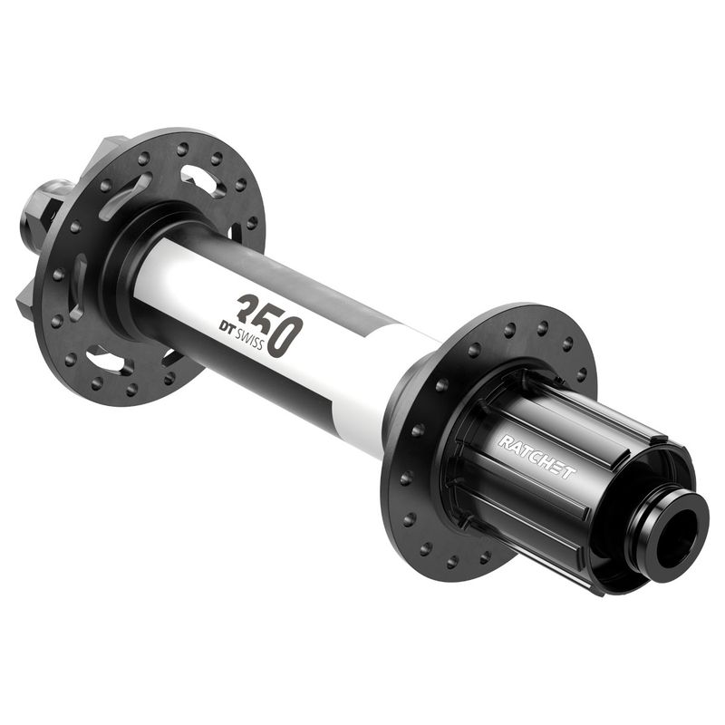 Moyeu arr. DT Swiss 350 CenterLock 12 x 197mm ( Fat bike ) 32 trous - Shimano driver - Noir