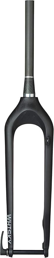 Fourche en carbone Whisky No.9 pour velo gravelle - axe 12x100mm - Tapere - Noir mat