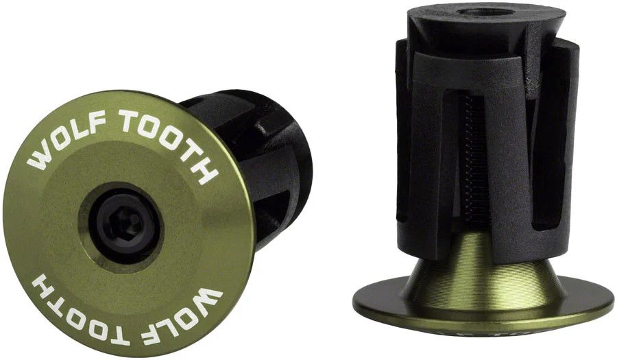 Embouts de guidons Wolf Tooth - Olive - 22.2mm
